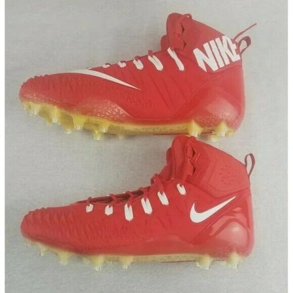 Nike Men Force Savage Pro TD Promo Red Football Cleats 918346 616 Size 16